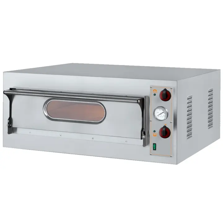 EURAST HORNO PIZZAS INDUSTRIAL DE 1 CÁMARA ELÉC. PARA 4 PIZZAS Ø 360 - 6000 W 230/1V 950x860x400 mm - 60 Kgs - 1