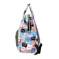 Mochila De Maternidad Con Estampado De Dibujos Animados Gran Capacidad Para Almacenamiento De Botellas De Bebé Y Diaper Bolsa De Moda Para Mujeres Con Mochila Suave Y Cinturón De Aire - details 6
