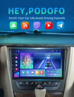 Podofo Radio de coche Android 2 Din para Mercedes-Benz E-class W211 CLS-class 2005-2008 Carplay 8+128GB AI Voice WIFI+4G DSP GPS Navegación Multimedia Reproductor de Video - details 0