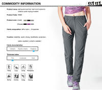 Pantalones De Trekking Para Mujer TRVLWEGO Verano Secado Rápido Elasticidad Adecuados Para Caminar Correr Pesca Camping Senderismo - details 3