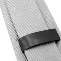 Corbata Gris Claro Unisex Elegante para Celebraciones y Eventos Slim - Ociodual - details 6