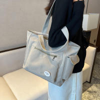 Bolso de Lona versátil de gran capacidad, Bolso sencillo para Mujer, Bolso Cruzado
Bolsa Micia, Blanco, 41*28*15cm - details 2