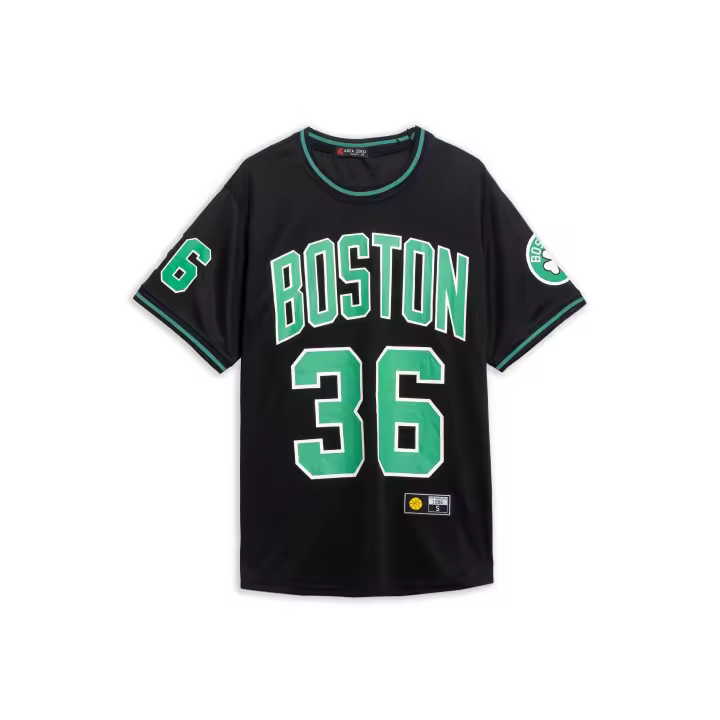 Camiseta Area Zero Negra Boston 36 Sport Tee - 1