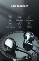 Auriculares Inalámbricos Con Micrófono HD Y Control De Volumen Tipo C Y 3.5mm Para iPhone15/16 Samsung Galaxy Estéreo 9D Auriculares Con Cancelación De Ruido Activa - details 3