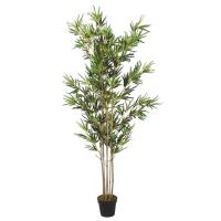 vidaXL Árbol de bambú artificial con 1380 hojas verde 200 cm - details 0