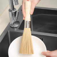 Cepillo De Limpieza Para Wok Y Cocina Con Mango Largo Hecho De Bambú Natural Herramienta De Cocina Para Hogar Y Restaurante - details 7