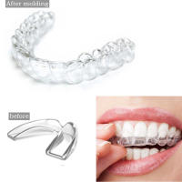 4pcs/Box Mandíbula Antisnore Transparente Material De Silicona 2 Regulares + 2 Grandes Previene El Engruesido Y Reduce El Ronquido - details 3