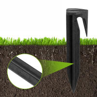 100pcs Clavos De Suelo Para Instalación De Alambre De Límite Pinchos De Jardín Accesorios Para Motosierra Y Robótica De Jardín - details 0