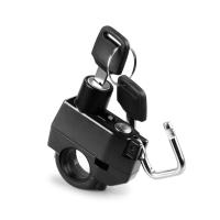Cerradura Antirrobo Para Casco De Motocicleta Tamaño Compacto Tratamiento De Hierro Fundido Negra Resistente Al Rusticidad Fijación Sencilla Y Rápida - details 5