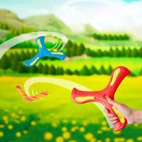 Juguete Interactivo De Arco Iris Tres Hojas Para Exterior Juego De Disco Volador Deportes Para Adultos Y Niños Regalo De Descompresión - details 6