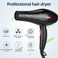 Secador De Pelo Profesional CkeyiN 1600W Con Ión Negativo Para Uso Doméstico Y Salon Con Diffusor Y Conector Nozzle Voltage 210-240V EU Plug - details 1