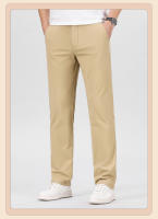 Nuevos Pantalones Casuales Para Hombre De Algodón Para Todas Las Estaciones Pantalones Negocios Rectos Y Slim Moda Clásica Talla Grande Con Bolsillos - details 10