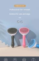 Peine Para Gatos Y Perros Herramienta De Eliminación De Pelos Acero Inoxidable Masajeador De Belleza Accesorios Para Animales - details 0