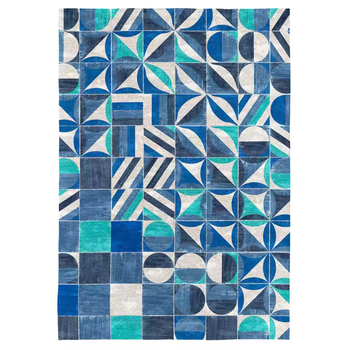 NAF NAF - Alfombra decorativa KINLEY multicolor. Varios tamaños disponibles. - 1
