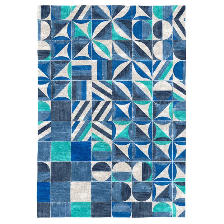 NAF NAF - Alfombra decorativa KINLEY multicolor. Varios tamaños disponibles. - 1