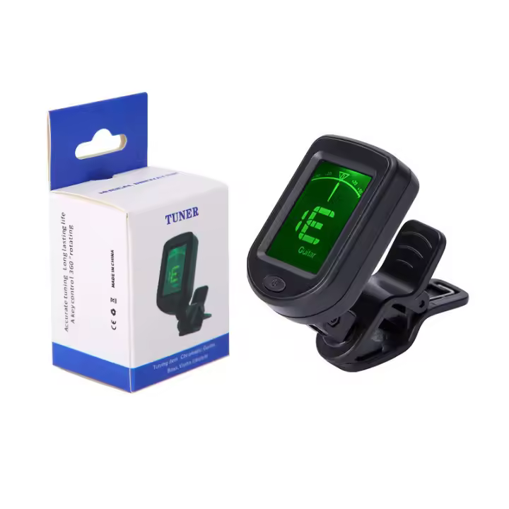 Afinador Electrónico Digital Para Todas Las Instrumentos Clip on LCD Afinador De Guitarra Ukulele Violín Mandolin Banjo - 1