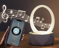 Altavoz Bluetooth 2 en 1 with Luz Nocturna colorida y Creative lámpara de escritorio inalámbrico inteligente para el hogar, mini altavoz with Bluetooth subwoofer - details 1