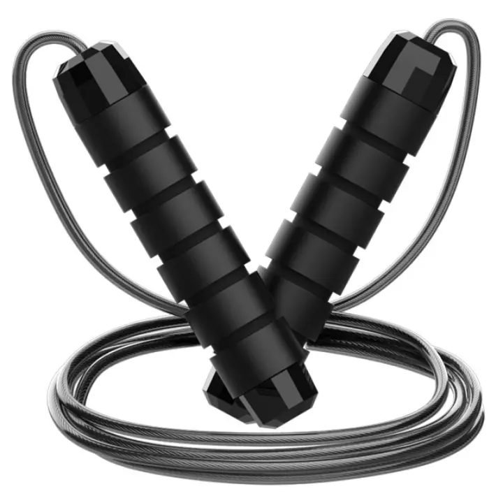 Cuerda De Saltar Ajustable De Acero Para Ejercicio De Fitness Y Entrenamiento En Casa Equipo Deportivo Sin Enredos - 1