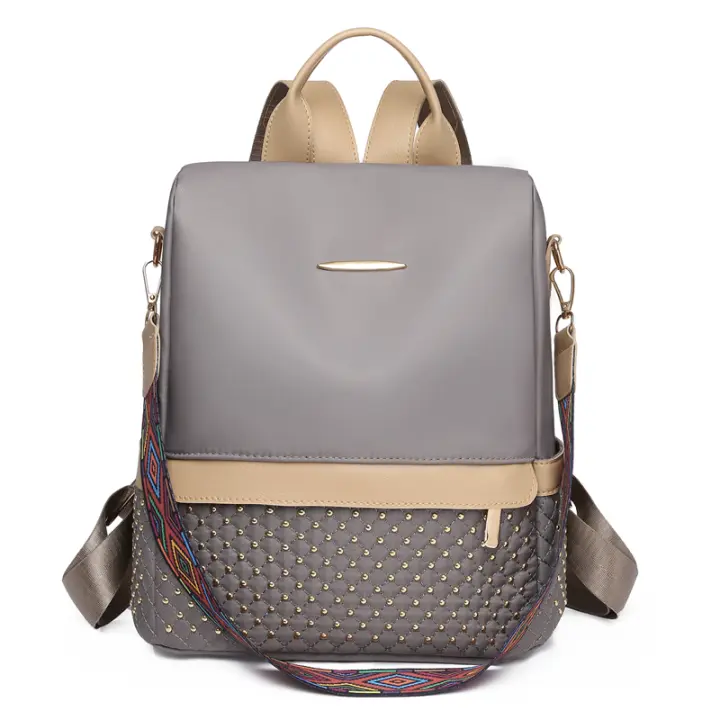 Mochila Oxford antirobo de gran capacidad para Mujer, Bolso Viaje tendencia, 2025 - 1