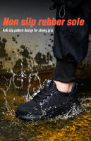Zapatos De Seguridad Para Hombre Con Punta De Acero Indestructibles Y Protección Contra Punzadas Botas De Trabajo Ligeras Y Resistentes - details 10