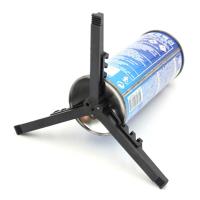 Soporte De Tanque De Gas Para Camping Plegable Y Ligero Tripode Base De Estantería Para Botella Accesorios Para Estufa De Gas Negro Tamaño 175mmx175mmx20mm Peso 40g - details 10