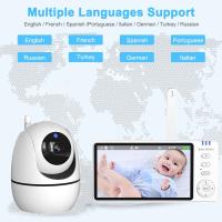 Monitor De Bebé Con Video 5 Pulgadas 2.4G PTZ Mini Seguridad Doméstica Audio Bidireccional Temperatura Display Para Padres Y Niños - details 13