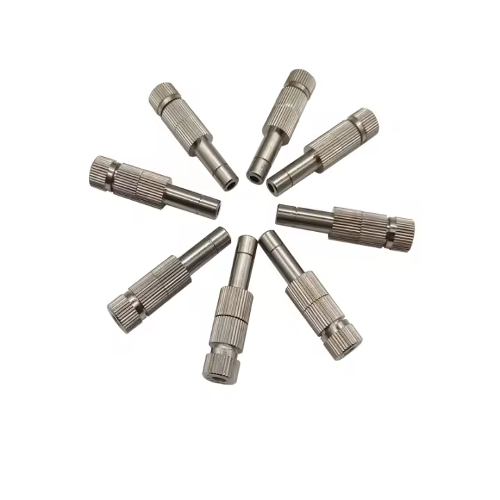 5Pcs 6mm Juego De Conectores Rápidos De Microsiembra Con Filtro Para Riego De Jardín Nozzles De Refrigeración De Nube Baja Presión - 1