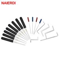 Set De 12 Piezas De Herramientas Para Abogados De Cerraduras Extractor De Llaves Rotas Para Automóviles Accesorios De Ferretería Herramientas DIY De Acero Inoxidable - details 8