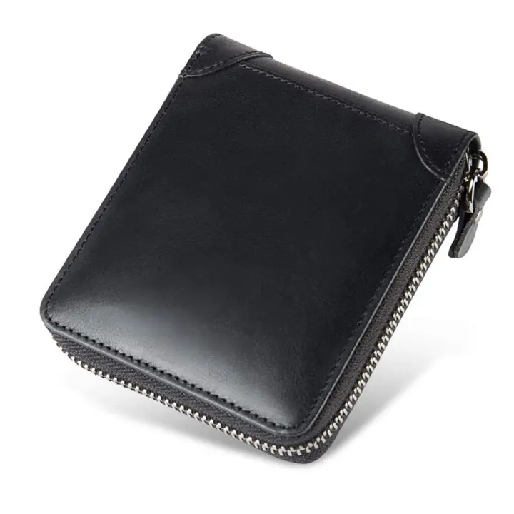Cartera para Hombre with 8 portatarjetasy Bolsillo para Monedass, Cartera para Hombre, Cierres de Cremallera, Gift para Navidad, Fiesta, cumpleaños - 1
