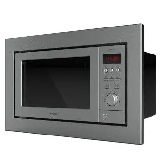 CECOTEC 01390 Microondas digital encastrable con capacidad de 25 litros en color acero GrandHeat 2500 - 1