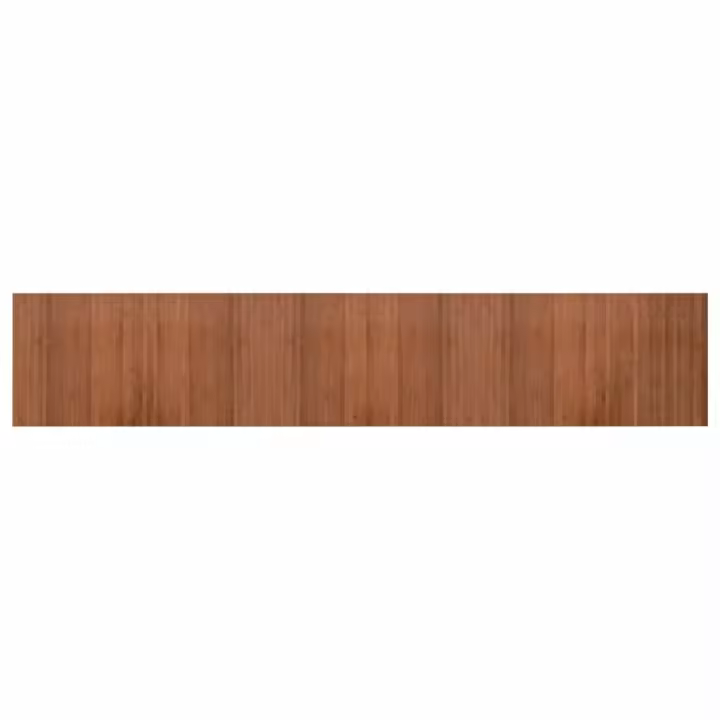 vidaXL Alfombra rectangular bambú 60x300 cm Color Negro,  Natural,  Marrón y mas Alfombras de área  Alfombra de Piso para Sala de Estar Dormitorio Habitación Salón - 1
