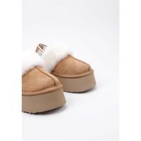 UGG FUNKETTE  Zuecos De Plataforma Mujer Cuero - details 1