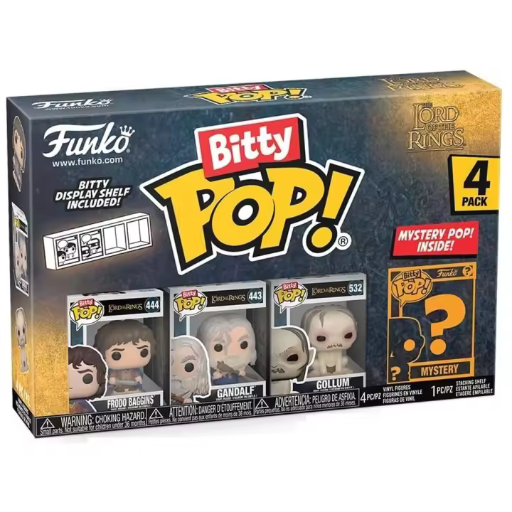 Funko Pop Bitty El Señor de los Anillos Pack 4 Mini Figuras 26735 - 1