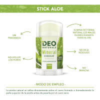 Desodorante Alumen potásico en Piedra natural con áloe Vera 100 g Deo Naturals albajo de Roca, Piedra de Roca, no ocluye Los Poros, no Dejas Residuos, no Mancha, naturalmente Eliminar los malos olores - details 0