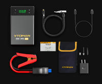 VTOMAN X1 Arrancador de Coche con Compresor de Aire de 100PSI, Arrancador de Coche de 2500A de Pico, Caja de Batería de Litio de 12V, LED de 400 Lúmenes, 10 Protección de Seguridad, Banco de Energía Portátil - details 13