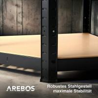 AREBOS Estanterías de esquina Estanterías para cargas pesadas Estanterías taller - details 22