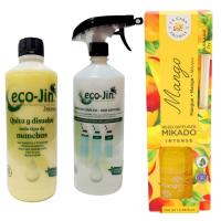 ECOJIN INTENSE AMARILLO ORIGINAL DE LABONCLER + DIFUSOR + AMBIENTADOR A ELEGIR CASA DE LOS AROMAS. Producto en frasco de vidrio de 100 ml y con 6 sticks. disfruta de una agradable sensación de alegría y vitalidad. - details 7