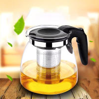 DESEOS Tetera de Vidrio con Filtro de Acero Inoxidable y Mango Ergonómico - Capacidades de 700 ml, 900 ml, y 1100 ml - details 3