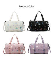 Bolsa Deportiva Para Yoga Gimnasio Baile Y Natación Con Estampado De Letras Graffiti Impermeable Y Separación Seco-Húmedo Para Niñas Y Niños Bolsa Cruzada De Moda - details 10