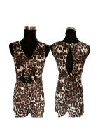MONO CORTO CON ESTAMPACION DE  LEOPARDO MARCA GENERICA - details 1