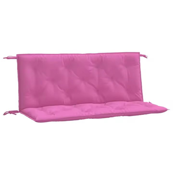 vidaXL Cojines para banco de jardín 2 uds tela 120x50x7 cm Color Antracita,  Gris,  Crema y mas Cojín Decorativo de Asiento Cojines de muebles de salon - 1