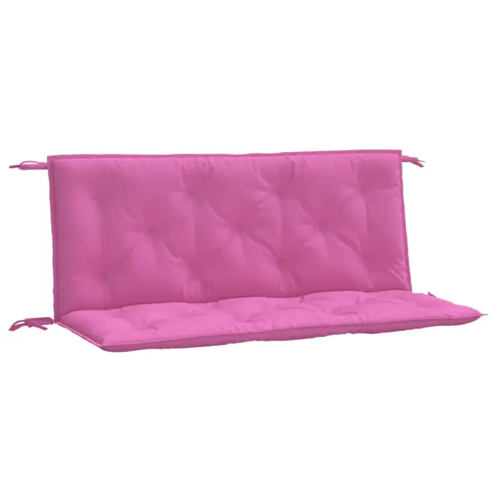 vidaXL Cojines para banco de jardín 2 uds tela 120x50x7 cm Color Antracita,  Gris,  Crema y mas Cojín Decorativo de Asiento Cojines de muebles de salon - 1