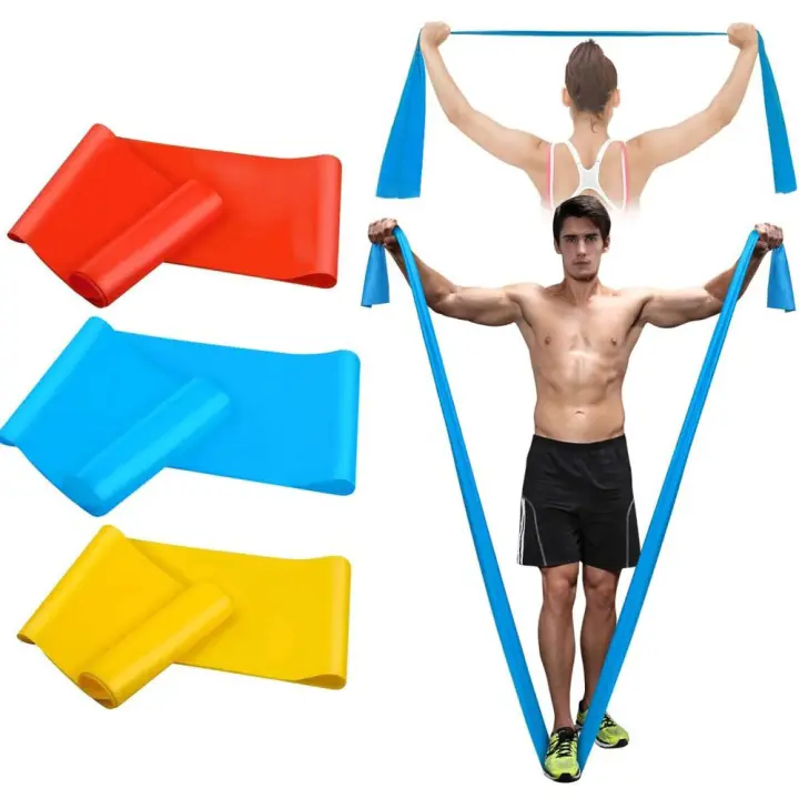 3 uds banda de resistencia banda de entrenamiento banda de Fitness banda de resistencia bandas elásticas de látex bandas de ejercicio bandas de ejercicio para Yoga - 1