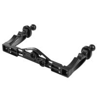 PULUZ Soporte De Aluminio Para Underwater Con Manillas Doble Para Cámara De Diversión Montaje Para Luz De Video Y Cámara De Inmersión - details 2