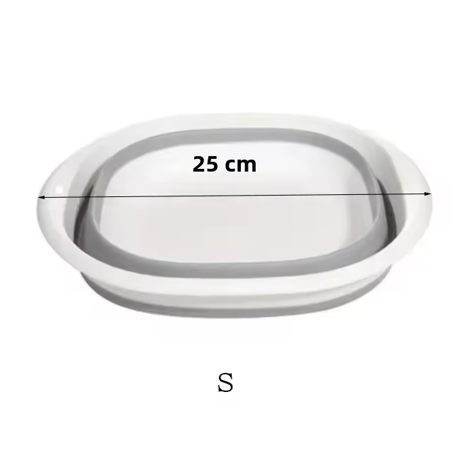 Baño Portátil De Plástico Plegable Tazón De Lavado Para Adultos Y Bebés Accesorios De Baño Y Cocina Sin Químicos Peligrosos - 1