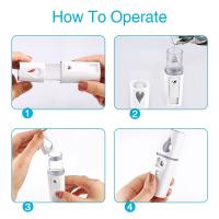 Mini Mister Facial Portátil Recargable Máquina De Humectación Facial Herramienta De Cuidado De La Piel Para Hidratación Diaria Y Maquillaje - details 7