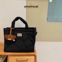 Bolsa De Bebé Multifuncional Coreana Estilo Hobos Tamaño Medio Para Embarazadas Con Cierre De Cremallera Material De Tela Bolsa De Mano Para Accesorios De Bebé - details 1