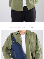 Bolso De Hombro Para Hombre Casual Impermeable Y Resistente Al Desgaste Con USB Recargable Y Compartment Interior Bolsa De Pecho - details 13