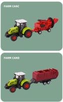 Coche De Tractor De Agricultura Para Niños Modelo De Simulación De Vehículo De Retroceso Inercia Para Juego De Transporte - details 6