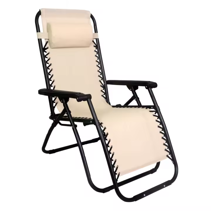 SANCO STORE - PAPILLON Silla Playa Con Reposa Pies Tipo Tumbona Plegable 90x60x110 (Alt) Cm - 1